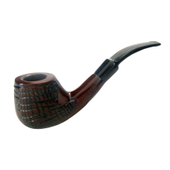 Engraved Brandy Rosewood Shire Pipe